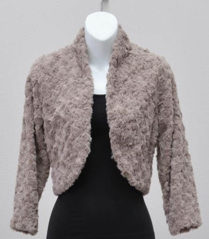 Amanda Charles Faux Fur Shrug