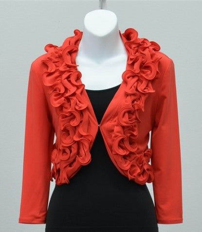 Glamour Ruffle Edge Shrug