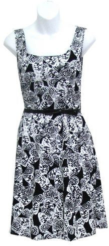 Spense Graphic Butterfly Print Dress