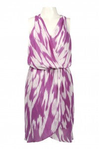Walter Baker Surplice Chiffon Dress